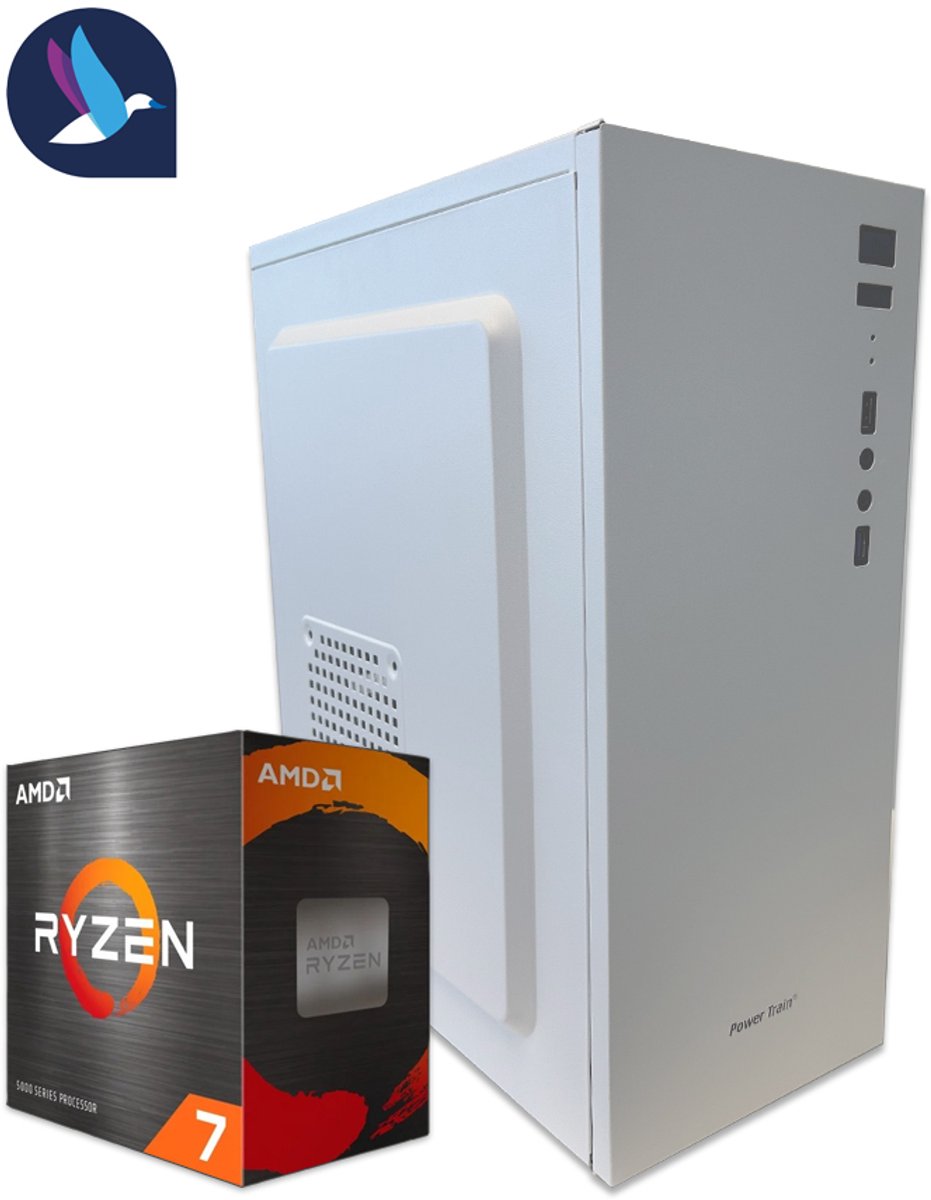 AMD Desktop PC | AMD Ryzen 7 - 5700G | 32 GB DDR4 | 1 TB SSD - NVMe | WiFi | Bluetooth | Windows 11 Pro (8721161189756)