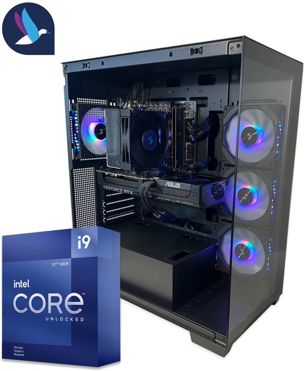 DeepCool II ARGB Gaming PC | Intel Core i9-12900KF | GeForce RTX 5070 Ti - 16 GB GDDR7 | 32 GB DDR5 | 1 TB SSD - NVMe | WiFi | Bluetooth | Windows 11 Pro (8721161189879)