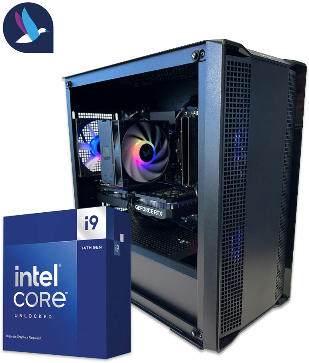 DeepCool VI ARGB Gaming PC | Intel Core i9 - 14900KF | Geforce RTX 5070 - 12 GB GDDR7 | 32 GB DDR5 | 1 TB SSD - NVME | Windows 11 Pro (8721161189749)