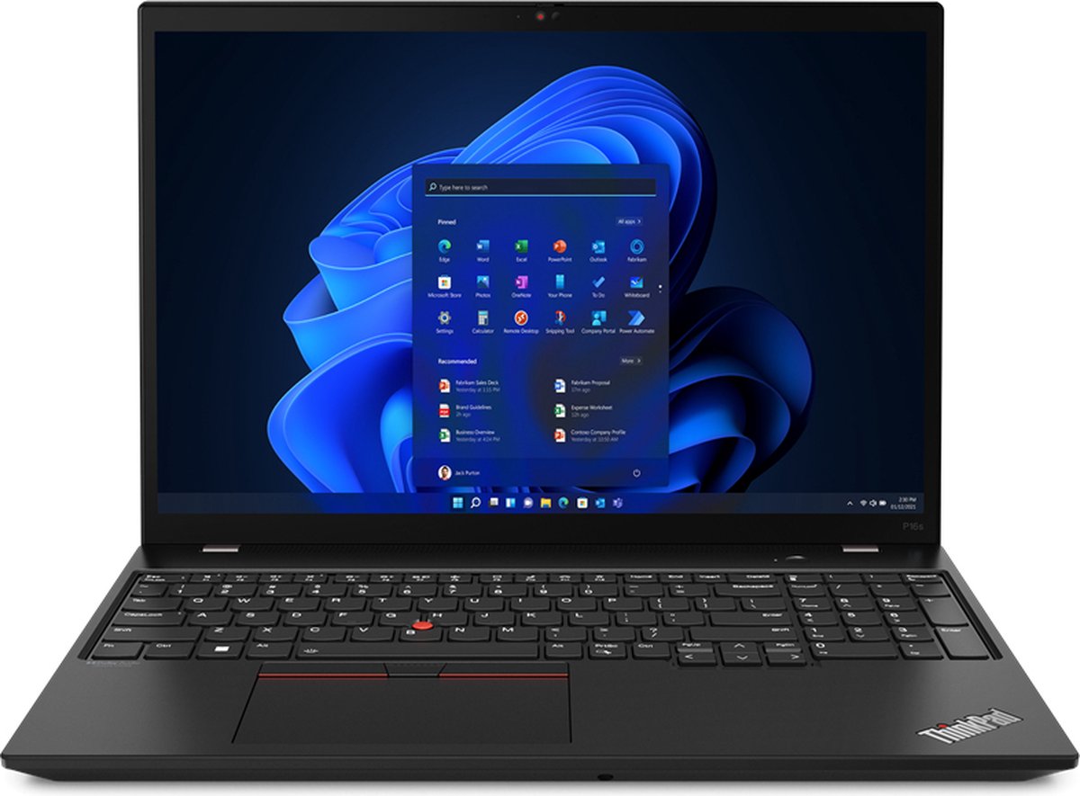 Lenovo ThinkPad P16s AMD Ryzen™ 7 PRO 7840U Mobiel werkstation 40,6 cm (16