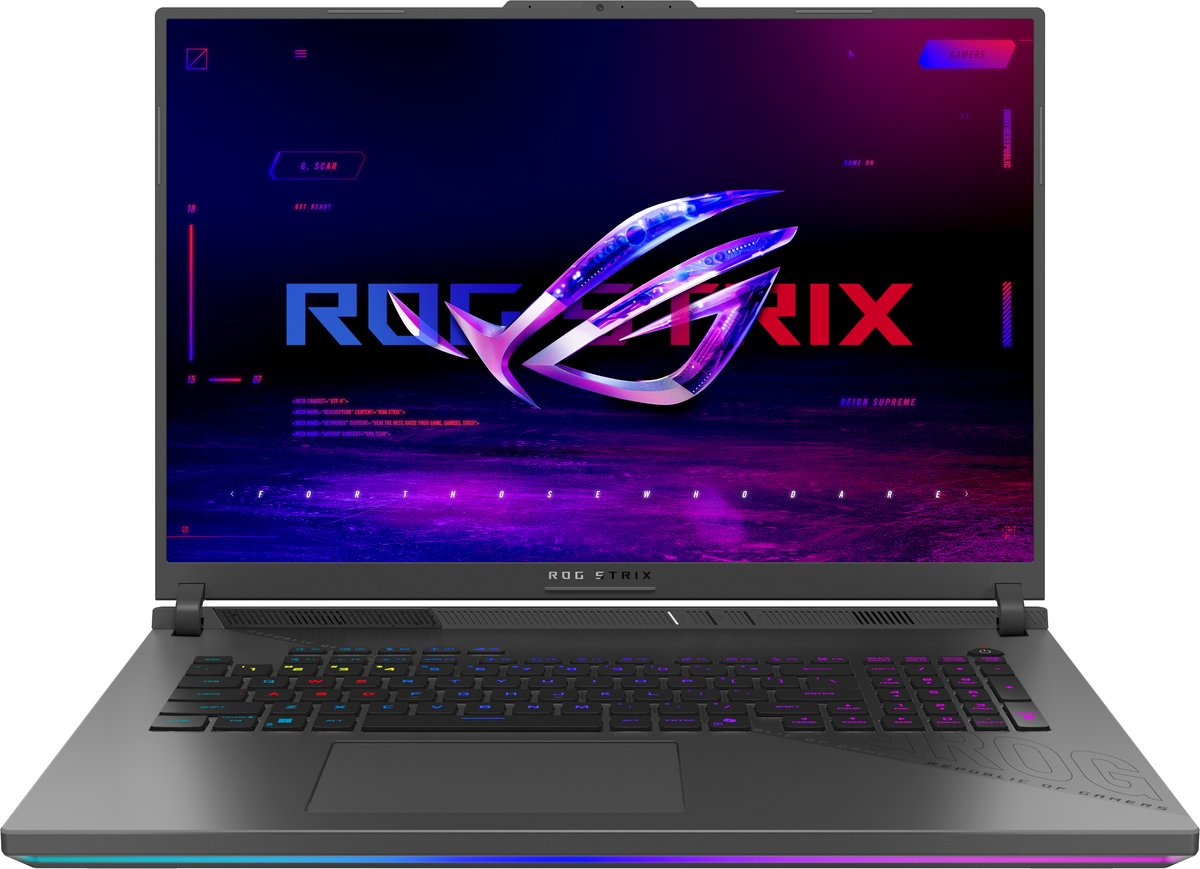 ASUS ROG Strix G18 G814PP-S9018W - Gaming Laptop - 18 inch - 240 Hz - azerty (4711387930502)