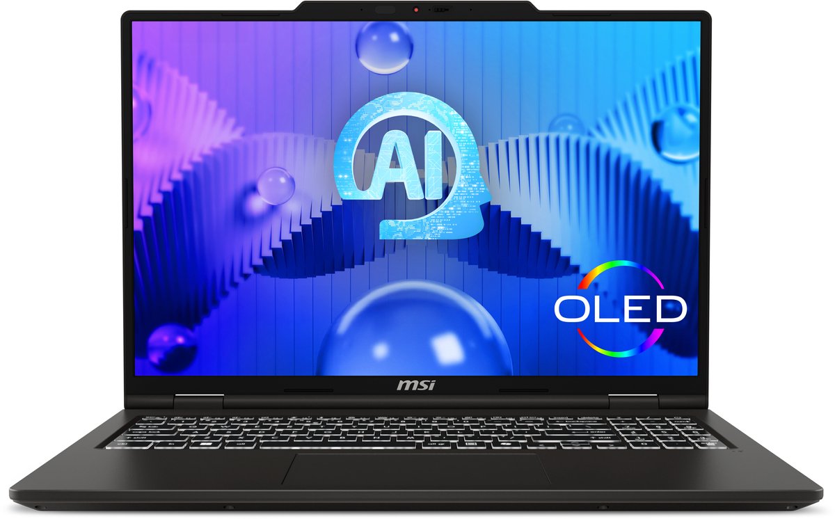 MSI Venture 16 AI A1MG-002BE - Laptop - 16 inch - 120 Hz - azerty (4711377310703)