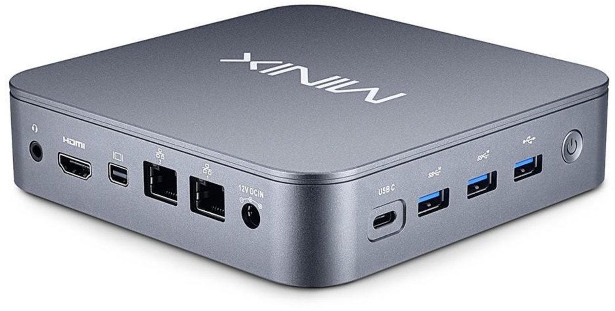 MINIX J51-C8 Max Mini-pc, Intel N5105 4-core max. 2,9 GHz, 8 GB RAM, 512 GB SSD, HDMI + Mini DP + USB-C drievoudig display, dual-band wifi, Bluetooth 5.2, 2 * USB 3.2, 1 * USB 2.0, 2 * 2.5G RJ45 (4897016410291)