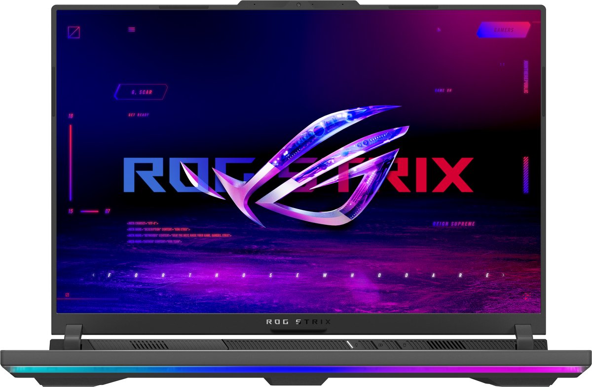 ASUS ROG Strix G16 G614FR-S5013W - Gaming Laptop - 16 inch - 240 Hz (4711387821589)