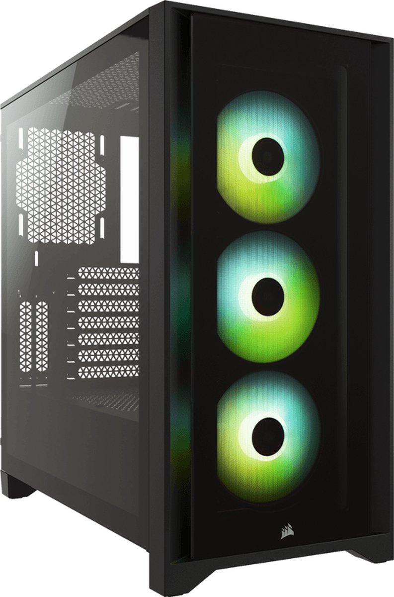 RGB High-End Game PC / Streaming Computer - Ryzen 5 5600X - RTX 4060 Ti - 16GB RAM - 1TB SSD (M.2 NVMe) - WIFI - iCUE 4000X (8720153602372)
