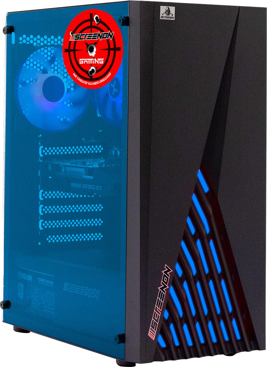 ScreenON - Ryzen 5 - 1TB SSD - Radeon RX 550 - Budget GamePC V.2 - Fortnite (8719326643847)