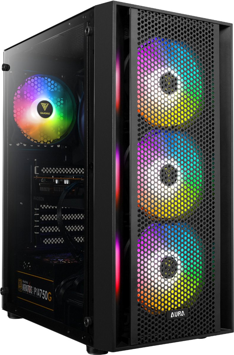 AMD Ryzen 5 5500 RGB Game Computer / Gaming PC - RTX 5070 - 32GB RAM - 1TB SSD (M2.0) - WIFI - Win11 Pro (8720937104030)