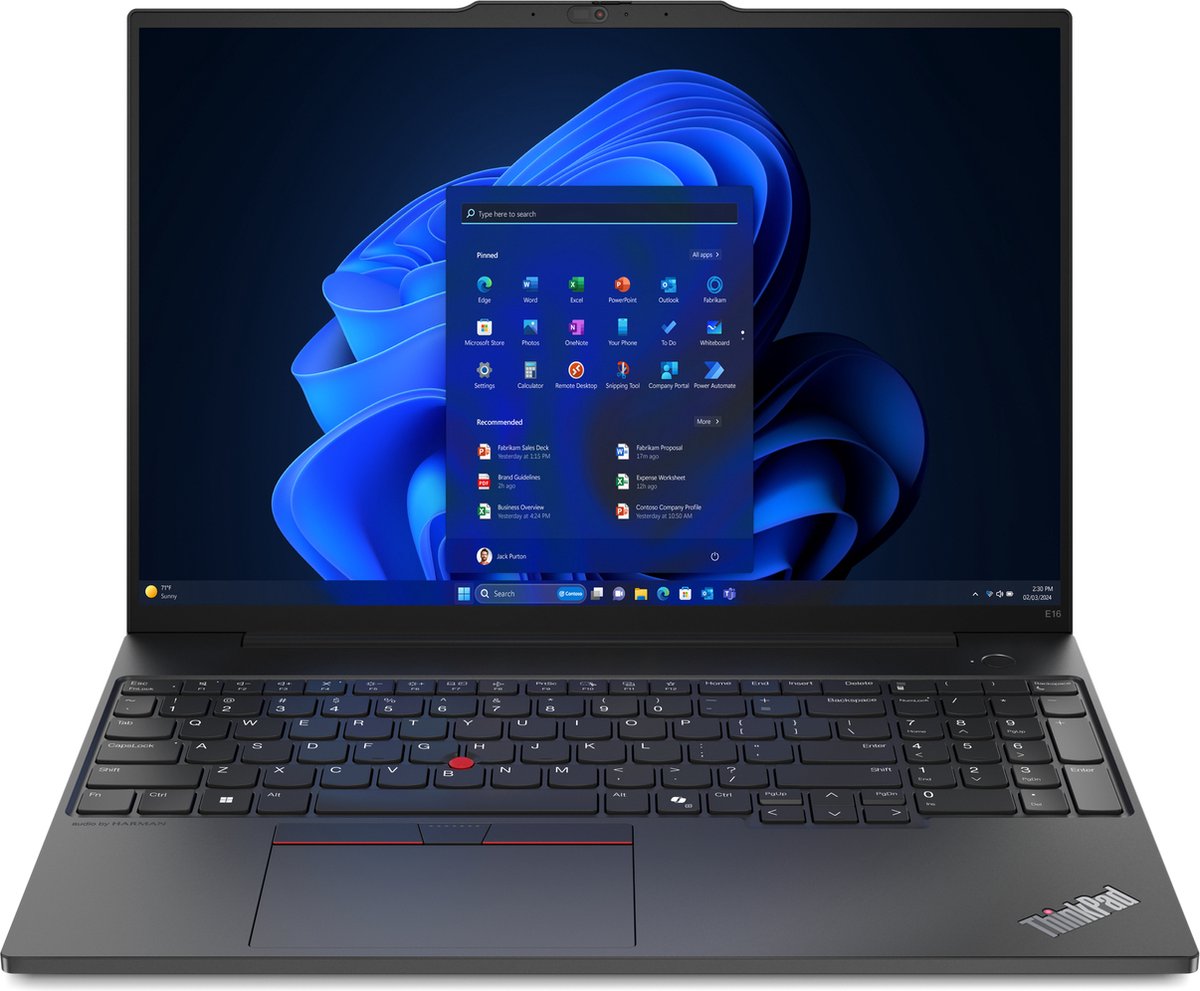 Lenovo ThinkPad E16 Gen 2 (Intel) Intel Core Ultra 5 125U Laptop 40,6 cm (16