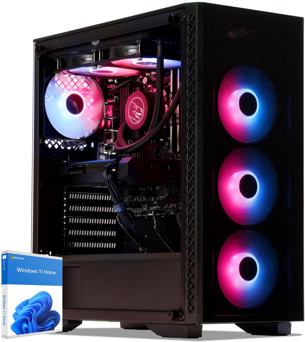 Sedatech Advanced Gaming PC Waterkoeling Compact · Intel i7-12700KF 12x 3.6GHz · Geforce RTX5060Ti 16Gb · 32Gb DDR5 · 2Tb SSD M.2 · Wi-fi · Bluetooth · Windows 11 · Desktop computer (4070226011483)