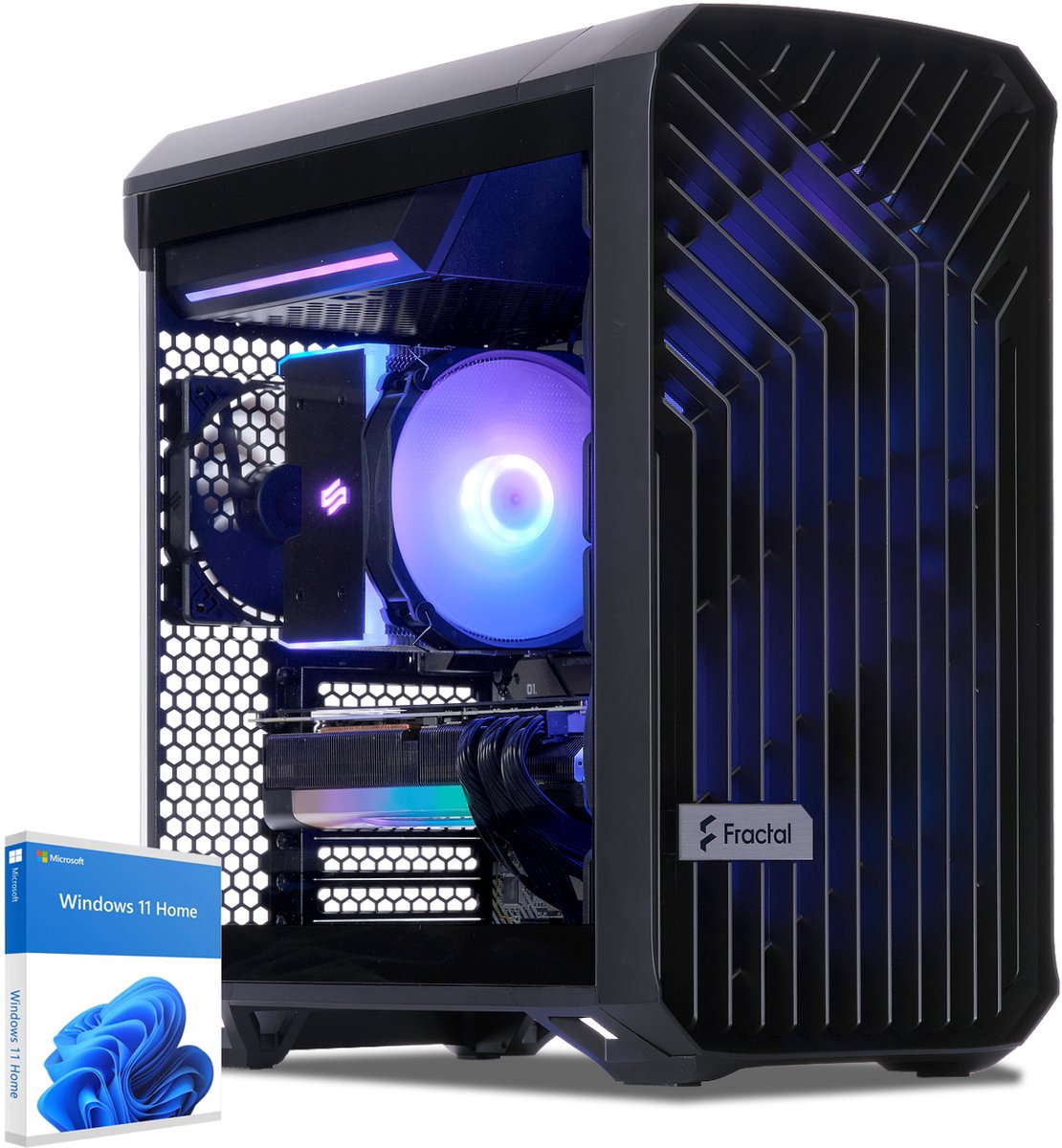 Sedatech Werkstation Compact ATX · AMD Ryzen 7 9700X 8x 3.8GHz · Geforce RTX4060Ti · 32Gb DDR5 · 2Tb SSD M.2 · Wi-fi · Bluetooth, USB 3.2 · Windows 11 · Desktop computer (4056763934232)