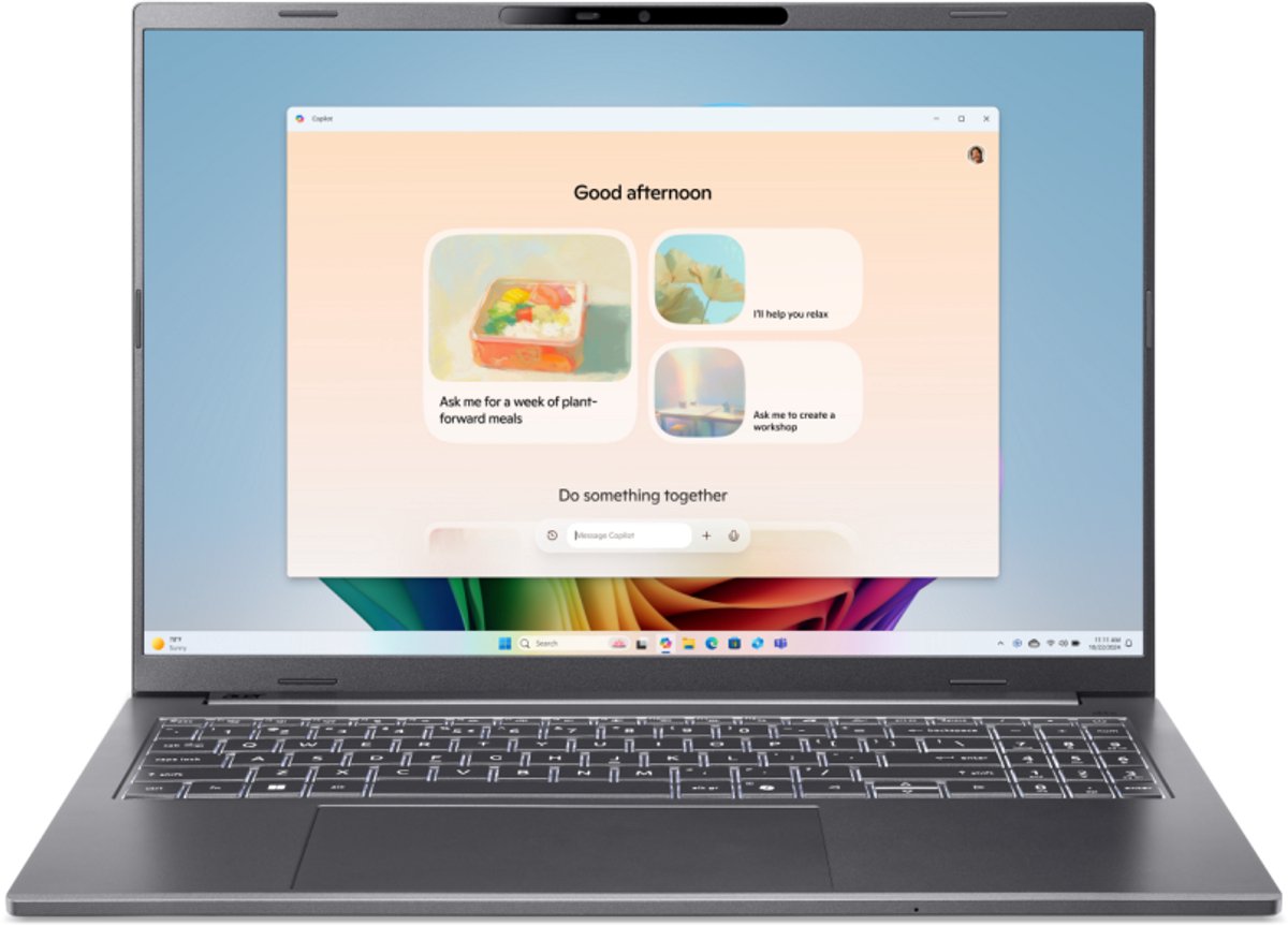 Acer Aspire 16 AI A16-52M-709S - Copilot+ Laptop - 16 inch - 120 Hz (4711474612120)