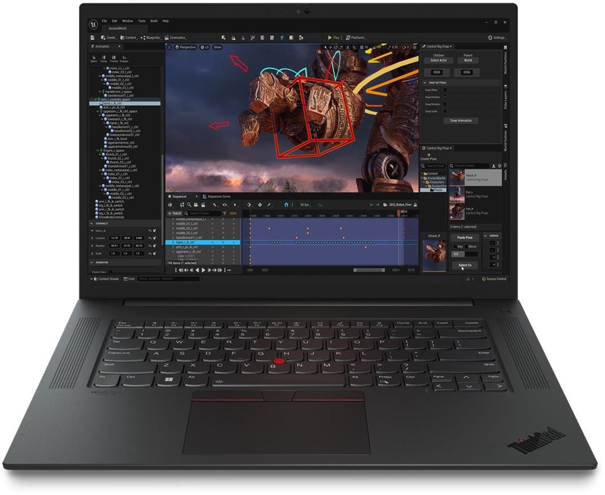 Lenovo ThinkPad P1 Gen 6 | 13th Generation Intel® Core™ i7-13700H Processor | 64 GB DDR5-5600 (2x 32 GB) | 1 TB SSD PCIe | Windows 11 Pro | NVIDIA RTX™ 2000 Ada 8GB | 16