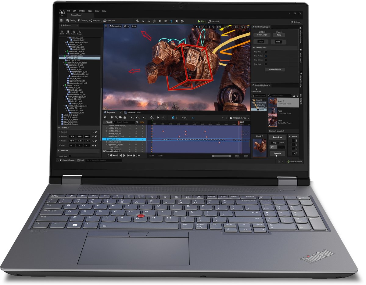 Lenovo ThinkPad P16 Gen 2 | Intel® Core™ i7-13850HX | 32 GB DDR5-5600 | 1TB SSD M.2 2280 PCIe 4.0x4 Performance NVMe Opal 2.0 | 16