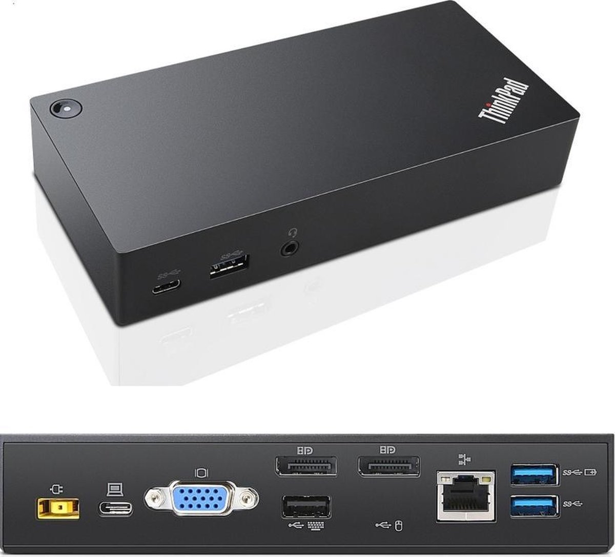 Lenovo ThinkPad USB-C 90W - Docking Station Laptop- Zwart (5706998321336)