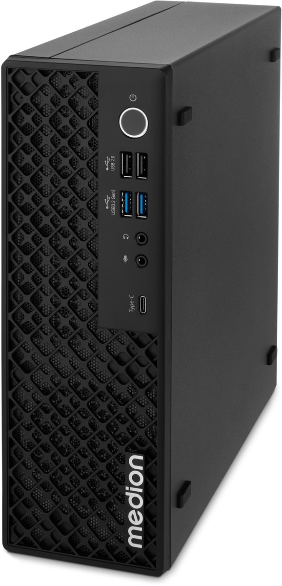 MEDION Picoworx T80 III Mini PC (Slim, Core Ultra 5 226V, 16GB DDR5 RAM, 512 GB SSD, ARC 130V, USB Type C, WLAN, HDMI 2.0, Gigabit LAN, Windows 11 Home) (4061275243208)