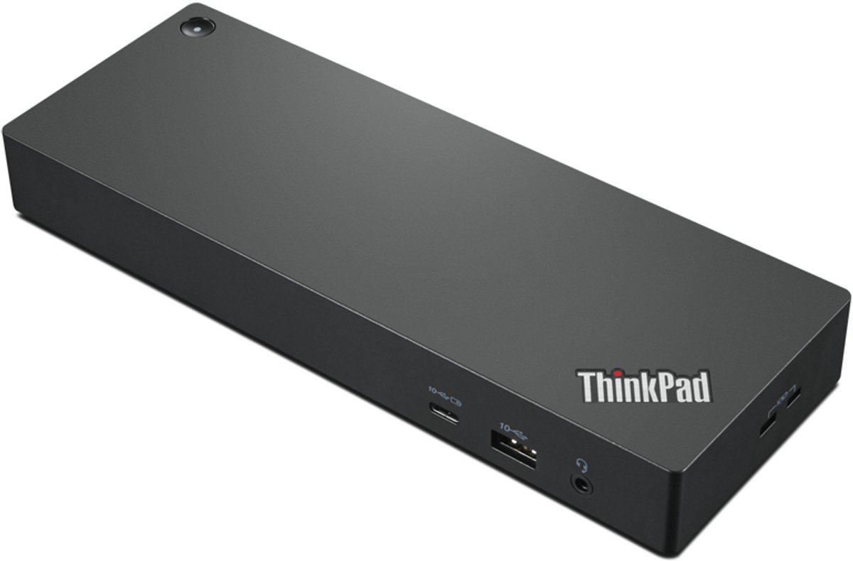 Lenovo 40B00300DK laptop dock & poortreplicator Bedraad Thunderbolt 4 Zwart, Rood (5704174859543)