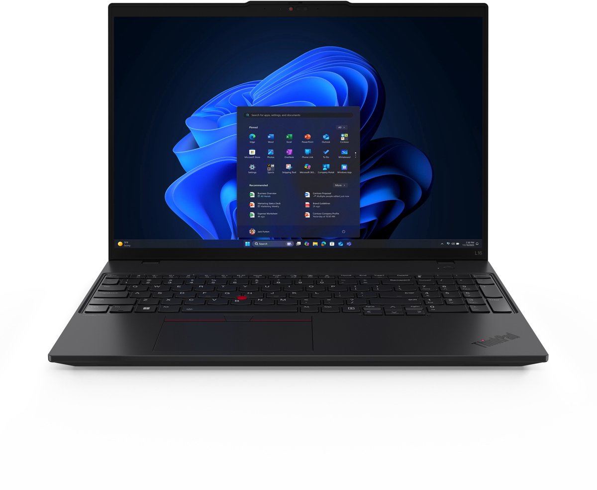 Lenovo ThinkPad L16 Gen 2 (Intel) - Zakelijke Laptop - Core Ultra 7 - 16GB/512GB - Windows 11 Pro -azerty (0199271421635)