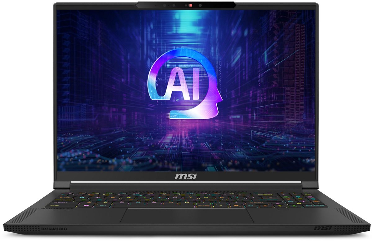 MSI Stealth A16 AI+ A3XWGG-005NL - Gaming Laptop - AMD Ryzen AI 9 HX370 - GeForce RTX 5070 8 GB - 16 inch - 240 Hz (4711377315609)