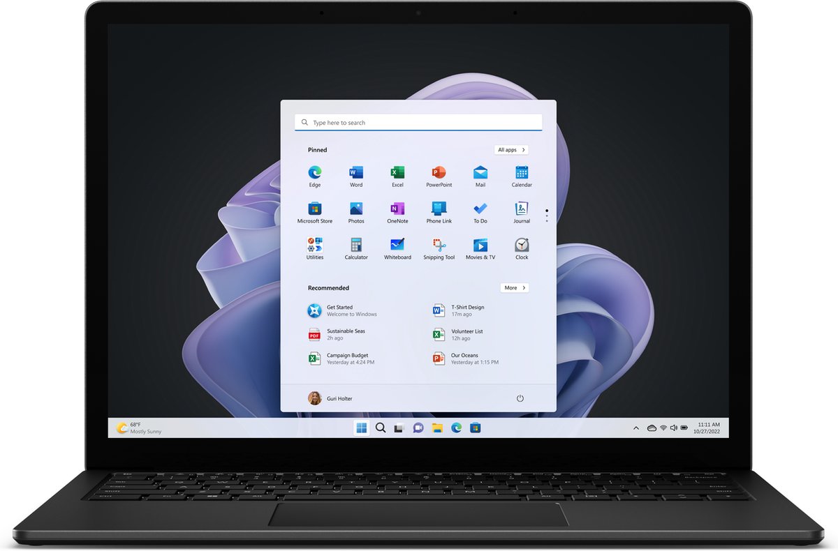 Microsoft Surface Laptop 5 Intel® Core™ i5 i5-1245U - 34,3 cm (13.5