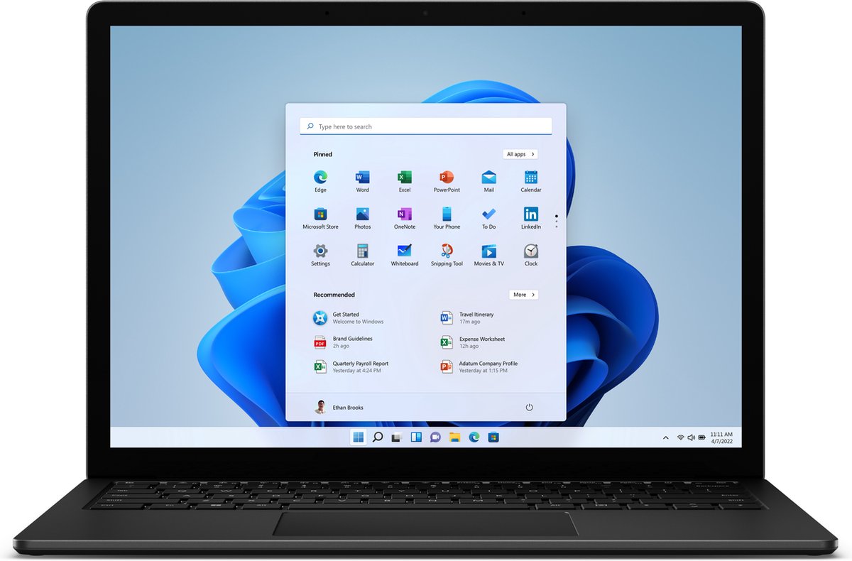 Microsoft Surface Laptop 5 -Notebook - Touchscreen - i5/8GB/512GB Zwart - 13,5 inch (0196388018727)