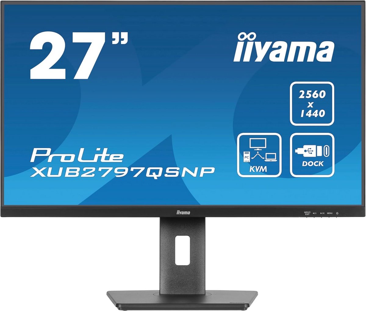 27 inch WQHD IPS Monitor met USB-C Dock en KVM-switch (9101038793283)