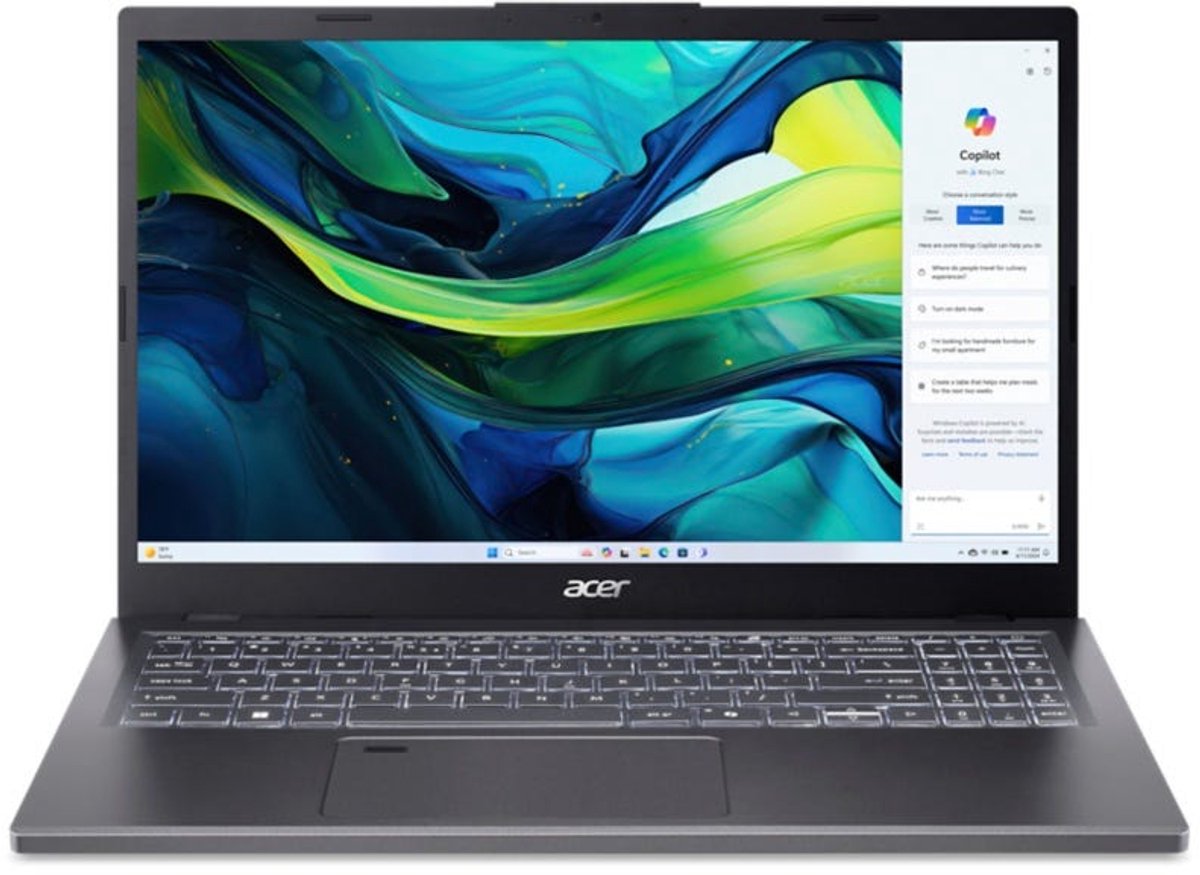 Acer Aspire 15 A15-61M-R72A AMD Ryzen™ 5 8640HS Laptop 39,6 cm (15.6
