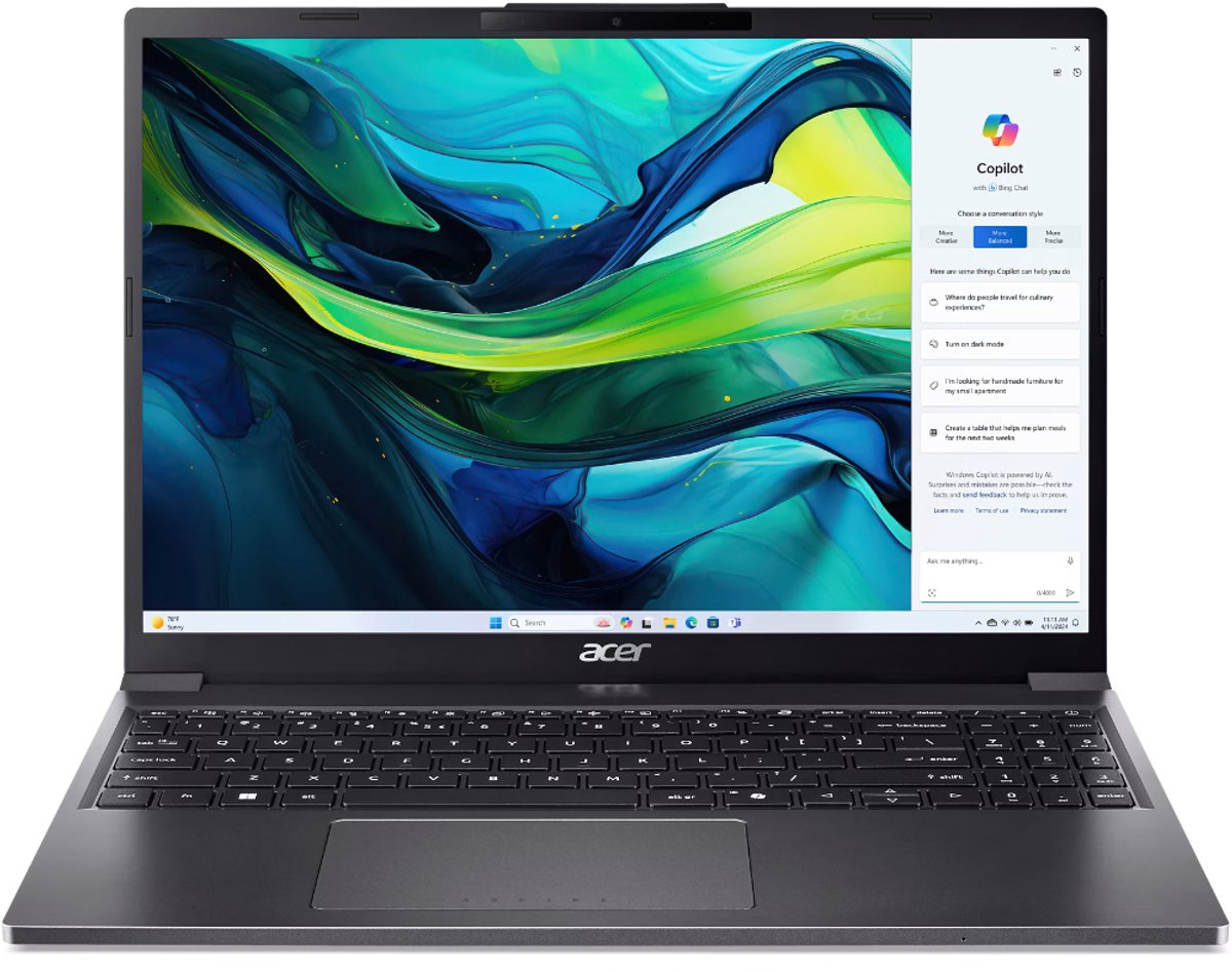 Acer Aspire Go 15 AG15-51P-541T Intel® Core™ i5 i5-1334U Laptop 38,9 cm (15.3