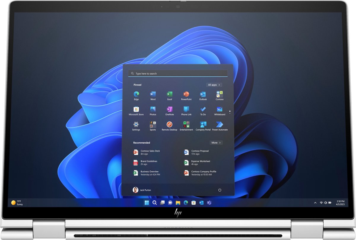 HP Elite x360 1040 14 inch G11 2-in-1 Notebook PC Intel Core Ultra 5 125H Hybride (2-in-1) 35,6 cm (14