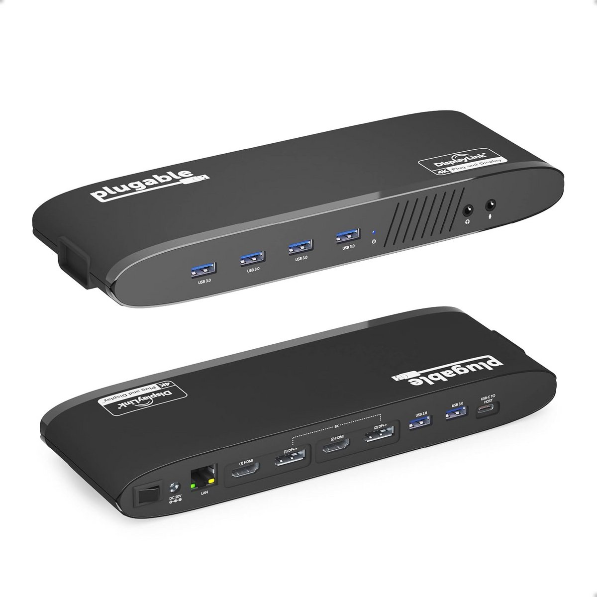 Horizontaal Dockingstation voor Dual 4K Displays met USB 3.0, HDMI en DisplayPort (9101039995099)