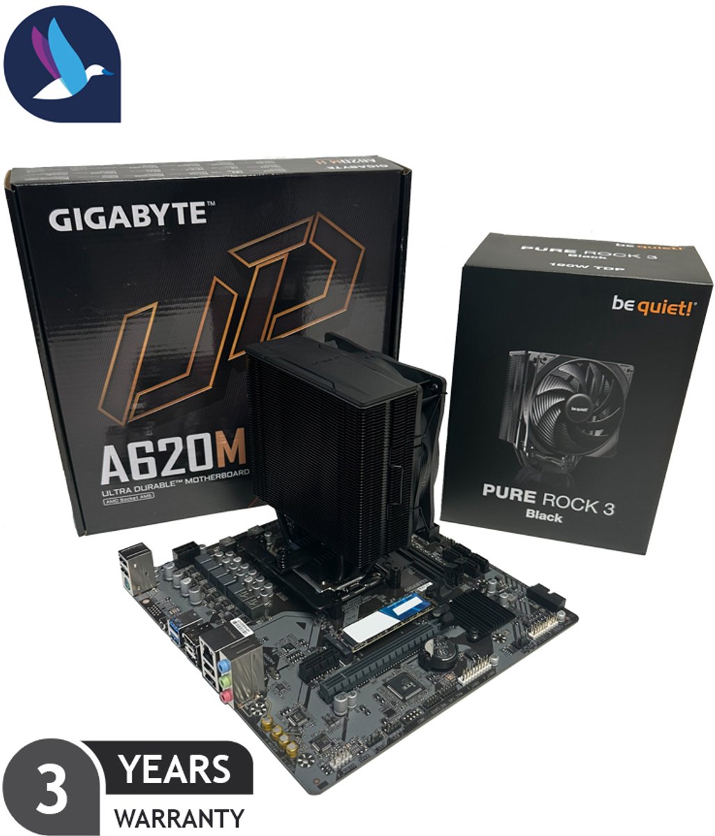 Kooiker AMD Upgrade-kit - Ryzen 5 / 9600X | Gigabyte A620M | 1 TB SSD - NVMe | Windows 11 Pro (8721447841200)