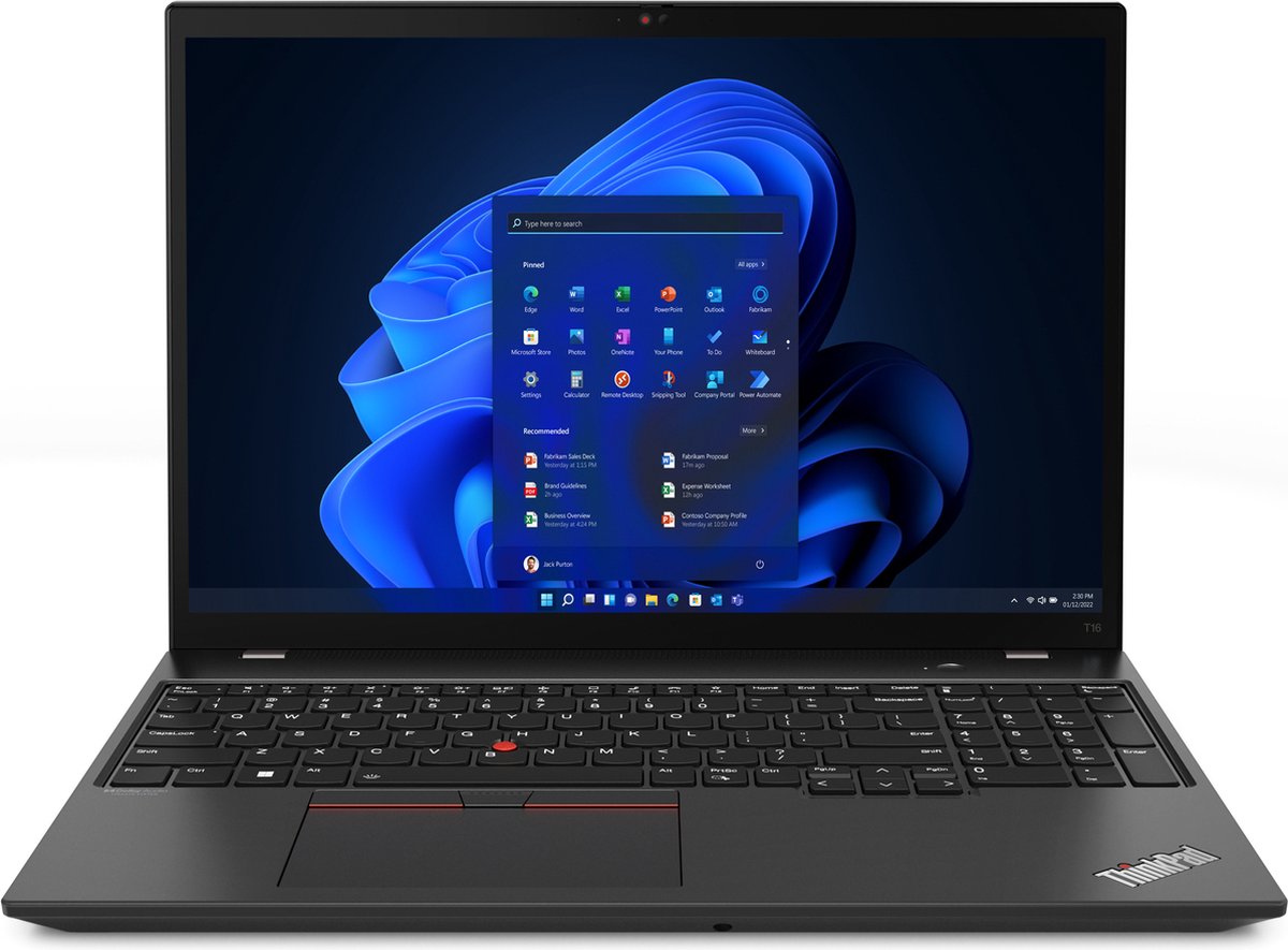 Lenovo ThinkPad T16 Gen 1 (Intel) Intel® Core™ i5 i5-1235U Laptop 40,6 cm (16