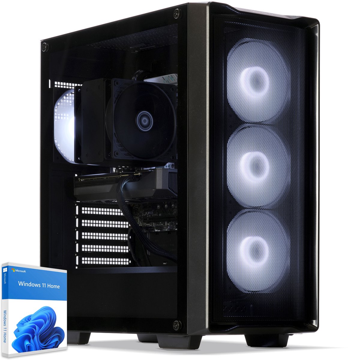 Sedatech Advanced Gaming PC Compact · AMD Ryzen 7 5700X 8x 3.4GHz · Geforce RTX5060 · 32Gb RAM · 1Tb SSD M.2 · WiFi · Windows 11 · Desktop computer (4070226020768)