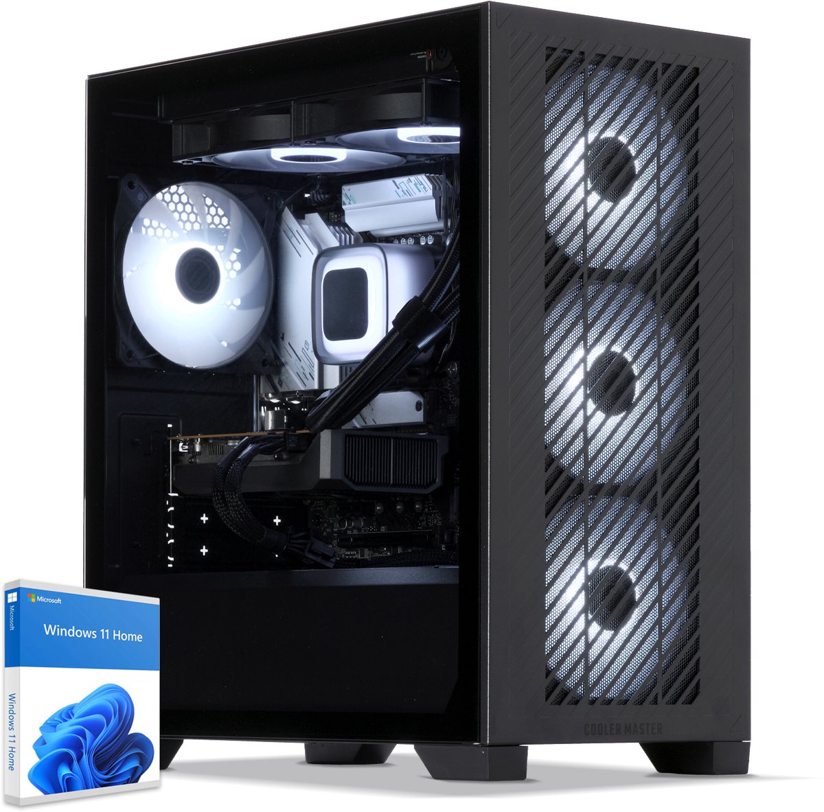 Sedatech Advanced Gaming PC Waterkoeling Tower ATX · AMD Ryzen 9 9900X 12x 4.4GHz · Geforce RTX5070 · 32Gb DDR5 · 2Tb SSD M.2 · WiFi · Bluetooth, USB C · Windows 11 · Desktop computer (4070226041572)