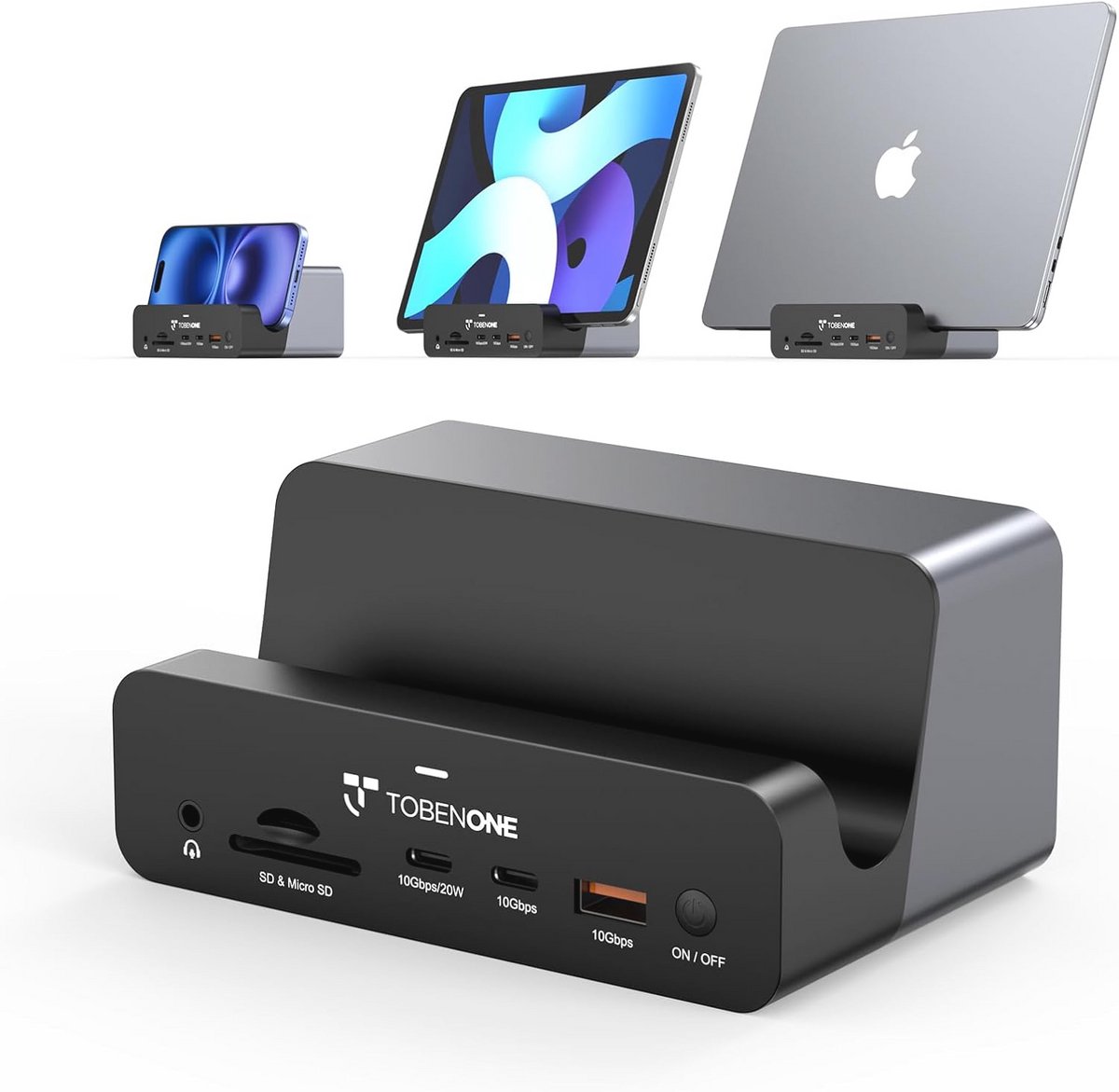 USB C Docking Station Stand voor Efficiënte verbindingen (9101040440021)