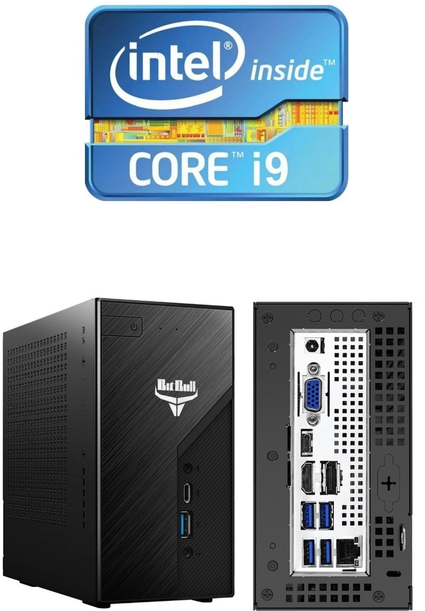 i9 12900K 16-Core Mini PC - 4TB SSD - 32GB RAM - WIFI 6/Bluetooth 5.2 - Ondersteuning voor 3 schermen - Win11 PRO (8720937104443)