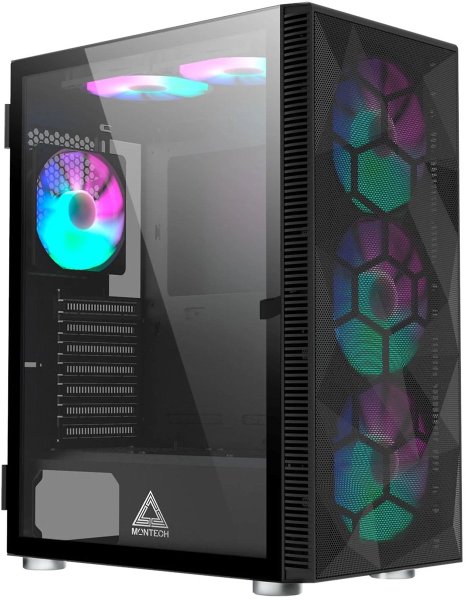 peta GamePC X3 Black - AMD Ryzen 7 5700X - 16GB - 1.0TB SSD - Nvidia GeForce RTX 5060 Ti 8GB - Windows 11 Pro (8721297302470)