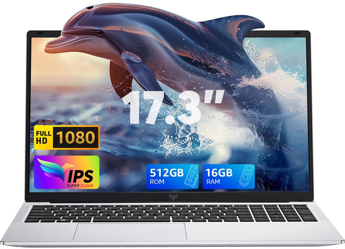 ACEMAGIC AX17Pro 17.3 Zoll FHD Laptop - Ryzen 4300U Processor tot 3.7GHz (Beat N-95) - 16GB DDR4 512GB SSD - WiFi 5 - BT5.0 - Grijs (8581702787663)