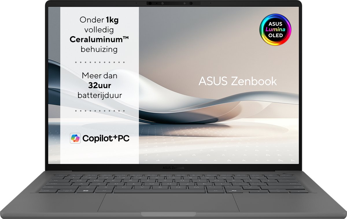 ASUS Zenbook A14 UX3407QA-QD237W - Copilot+ Laptop - 14 inch (4711387827192)