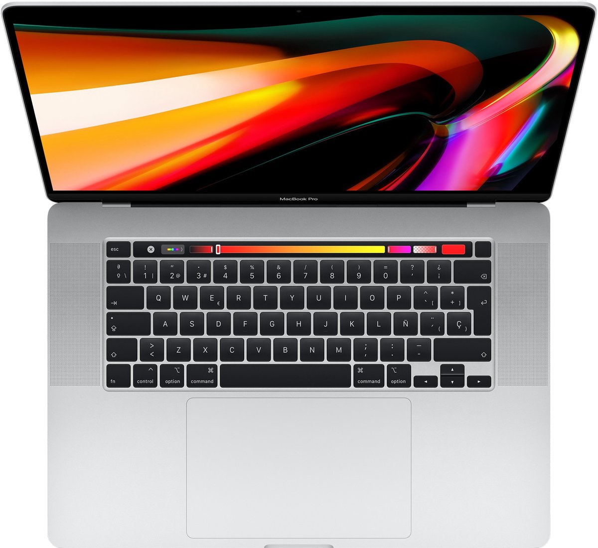 Apple MacBook Pro (2019) Touchbar MVVM2FN/A - 16 inch - 1TB - Zilver - Azerty (0190199369542)
