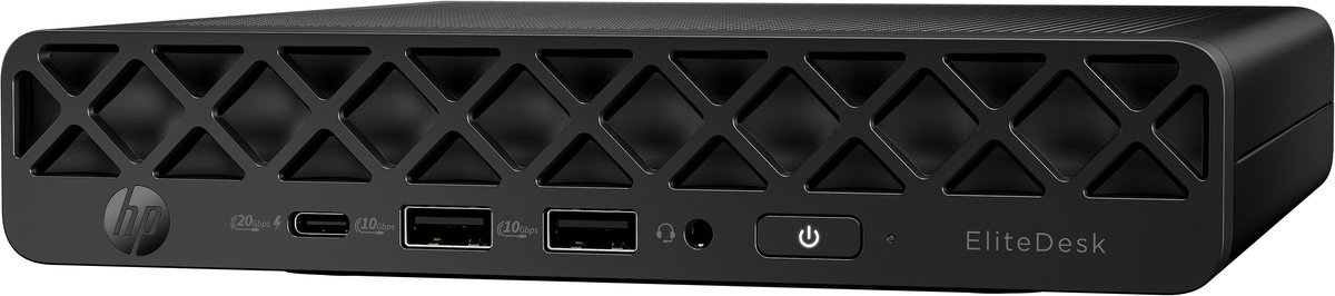 HP EliteDesk 8 Mini G1i AI Wolf Pro Security Edition Intel Core Ultra 5 235T 16 GB DDR5-SDRAM 512 GB SSD Windows 11 Pro Mini PC AI PC Zwart (0199251653483)