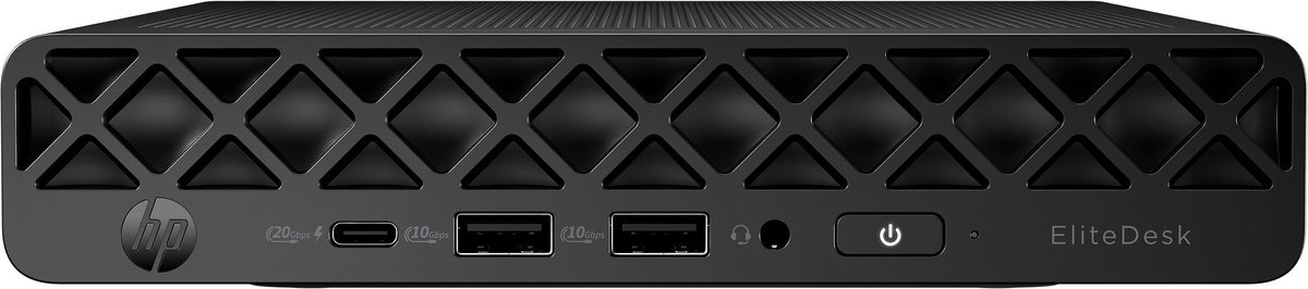 HP EliteDesk 8 Mini G1iU523516GB/512GBPC Intel Core Ultra 5 235 16 GB DDR5-SDRAM 512 GB SSD Windows 11 Pro Mini PC AI PC Zwart (0199251467493)