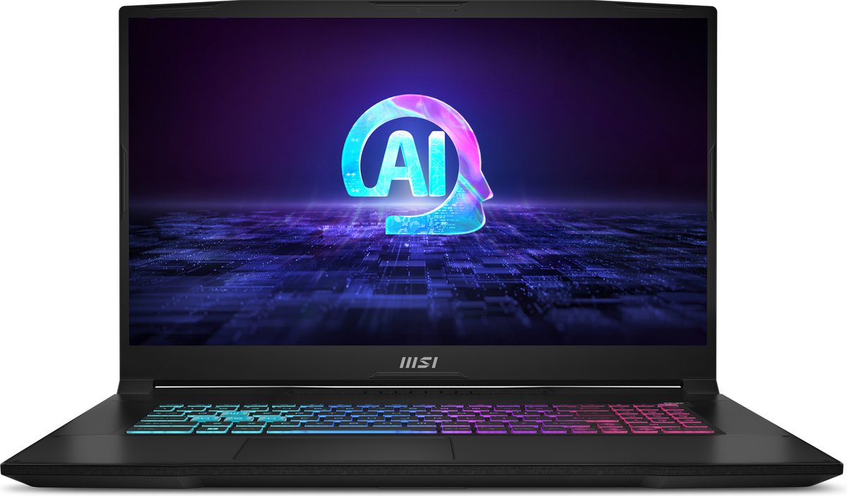 MSI Katana A17 AI B8VF-882BE - Gaming Laptop - Ryzen 7 - RTX 4060 - 16GB/1000GB - 144 Hz - 17.3 inch - azerty (4711377222662)