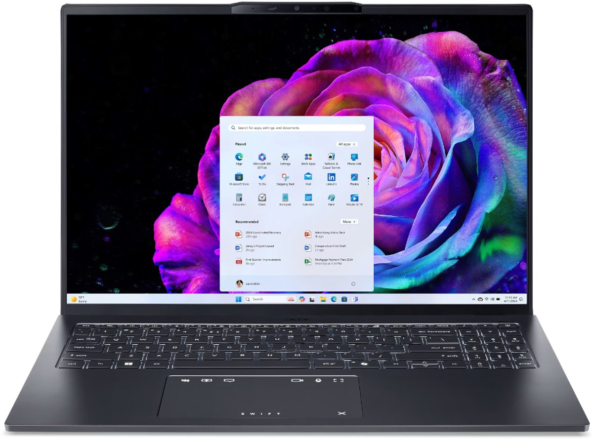 Swift Go 16 SFG16-73-547V - Laptop - 16inch 2K OLED 120Hz - Core Ultra 5 (i5) - 16GB - 512GB SSD - Grijs (4711121843068)