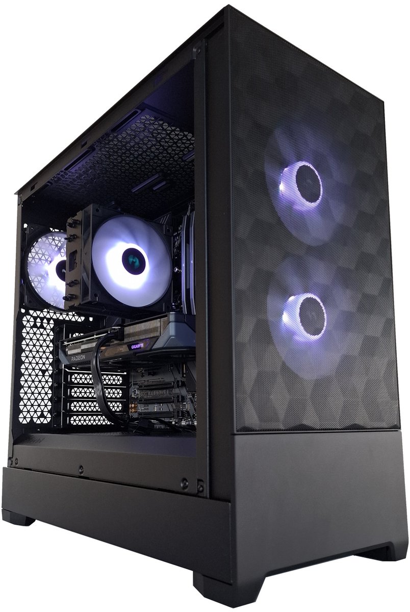 Xenith Essential Eagle XT - Ryzen 5 7500F - Radeon RX 9060 XT 16G - 32 GB DDR5 - 1 TB Kingston ssd - Windows 11 Home (8721046102436)