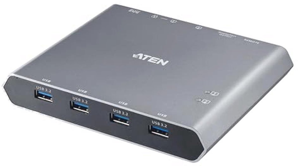 2-poorts USB-C KVM dock met 4K DisplayPort en Power Delivery (9101005956734)