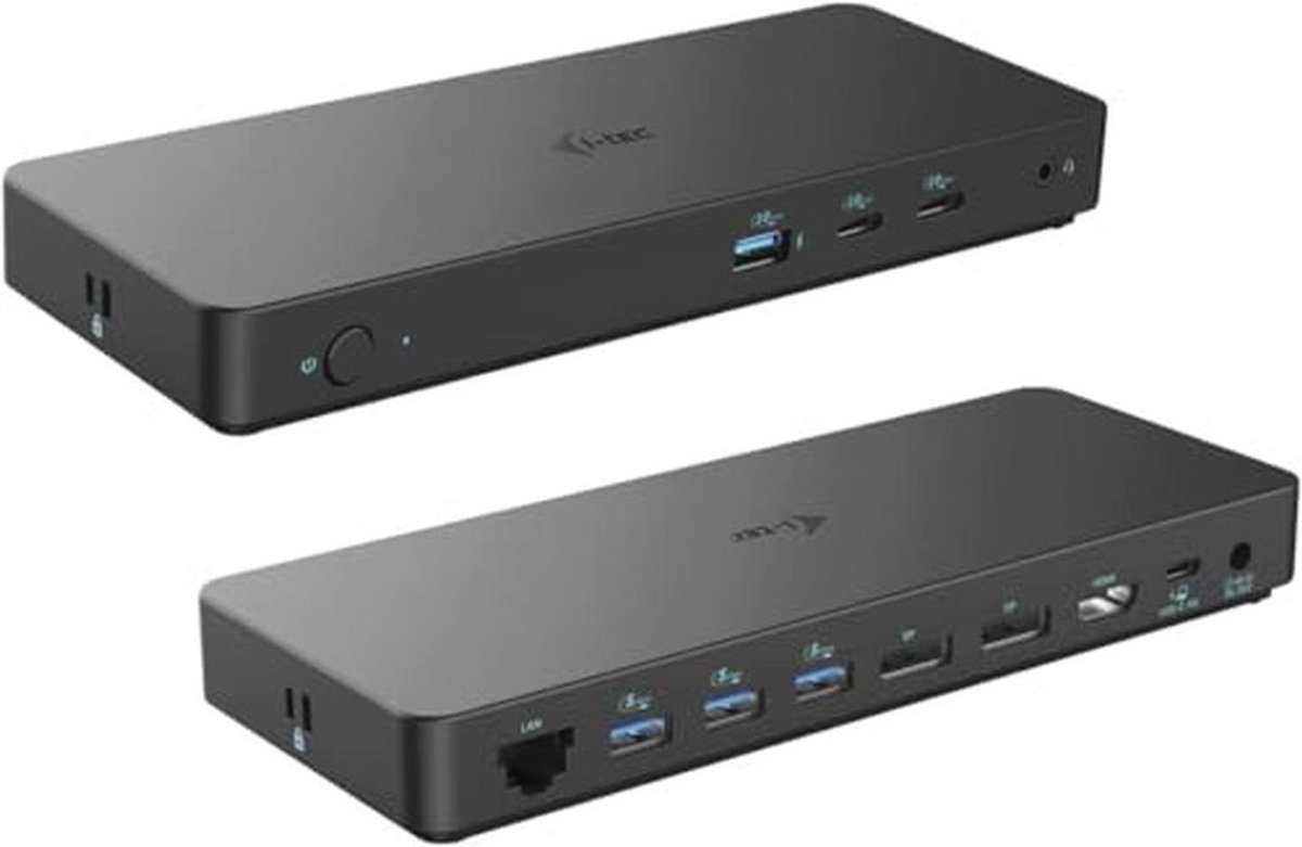 4K Triple Monitor Docking Station met 100W Power Delivery (9101009680970)