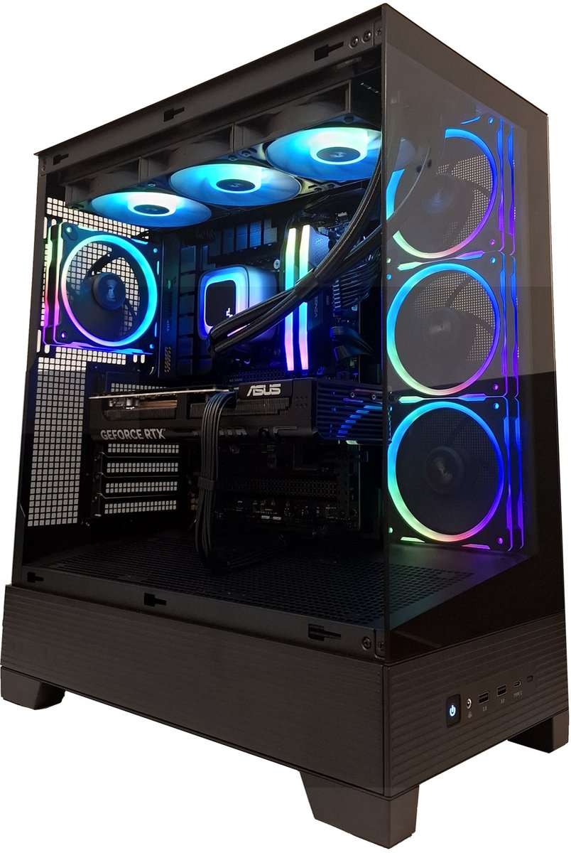 Azerty Gaming Extreme Powered by ASUS - Ryzen 7 9850X3D - ASUS GeForce RTX 5080 - 32 GB RGB DDR5 - 2 TB Samsung ssd - Windows 11 Home (8721046103181)