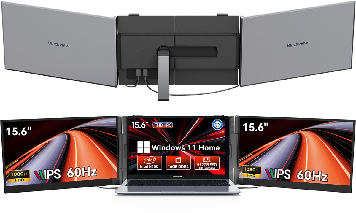 Blackview Hibook6-N150 Laptop (16G+512G) + DCM8 15,3