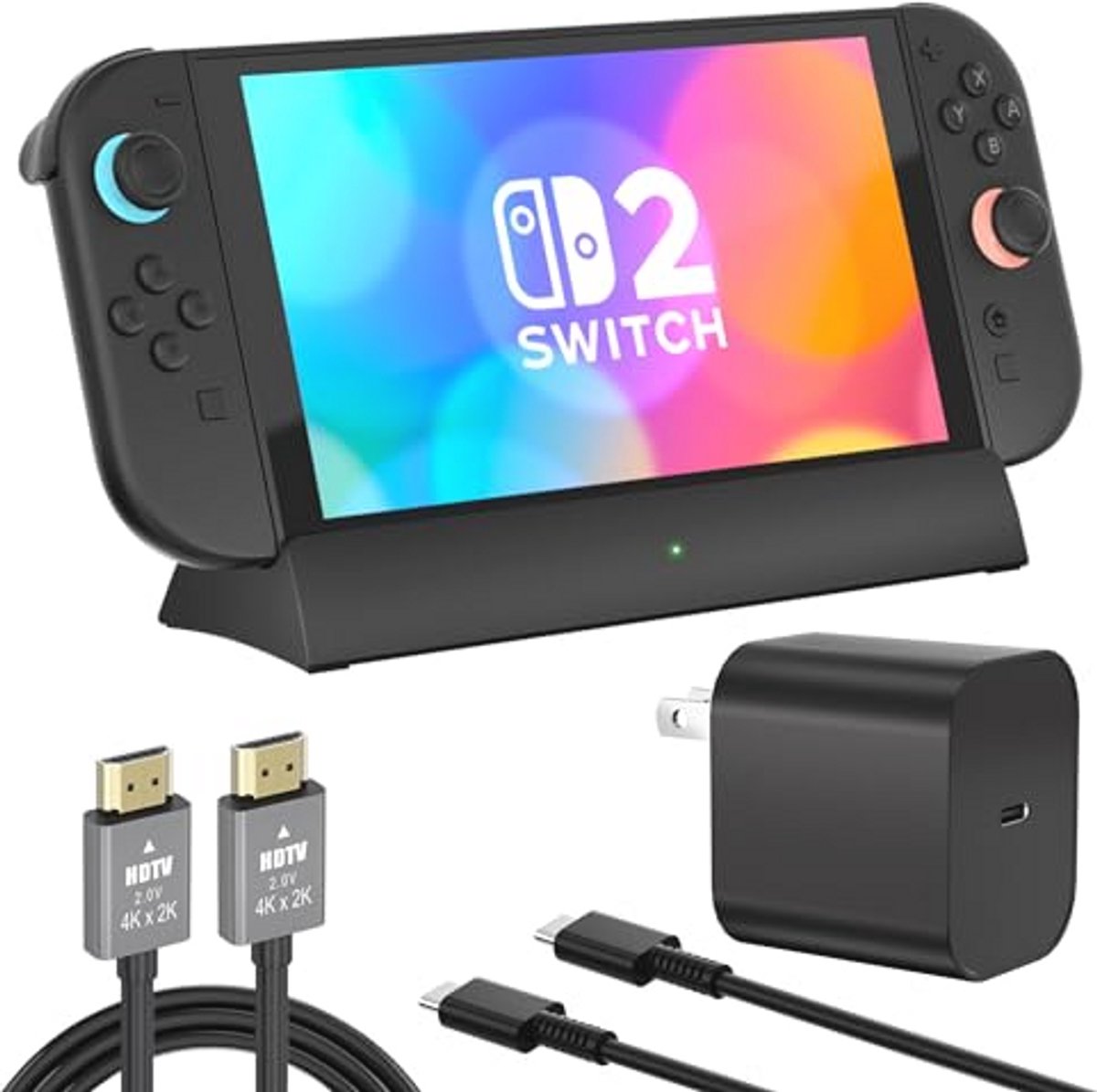 Dock Station voor Switch 2 met 4K HDMI - Draagbaar en Compatibel (9101016074724)
