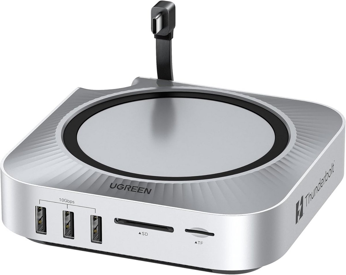 Docking Station met M.2 NVMe SSD Enclosure en 5 USB-Poorten voor Desktop Mini (9101097088665)